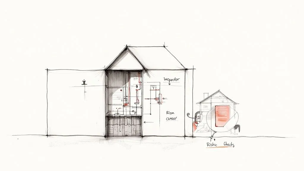 A person at a desk reviewing documents with charts and graphs, representing the vendor due diligence process.