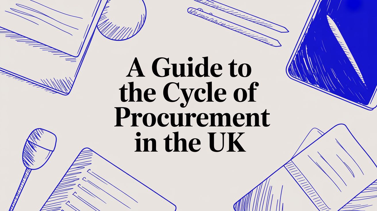 Master the UK cycle of procurement. This guide breaks down the key stages, common pitfalls, and success metrics for strategic sourcing and efficiency.