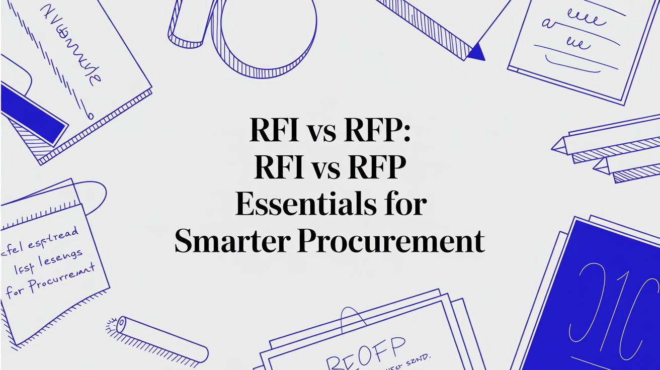 RFI vs RFP: rfi vs rfp Essentials for Smarter Procurement